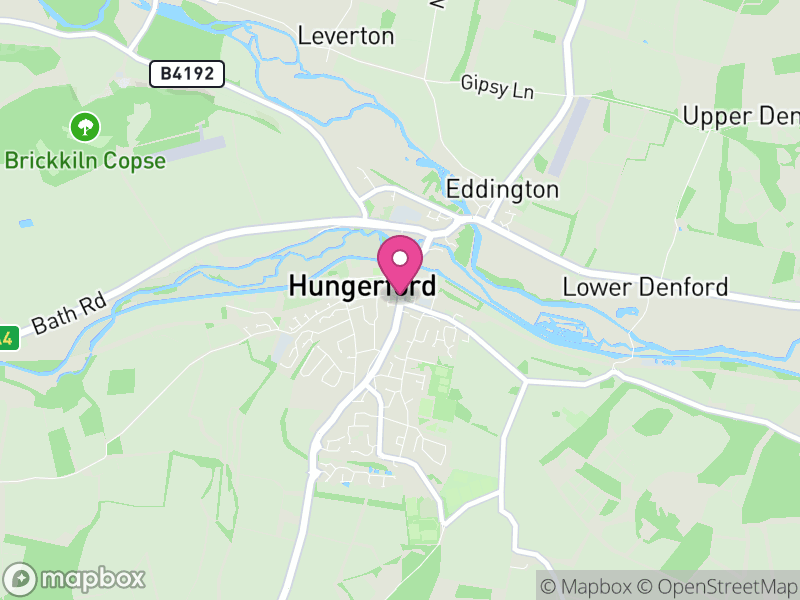 Map of Hungerford Letting Agents