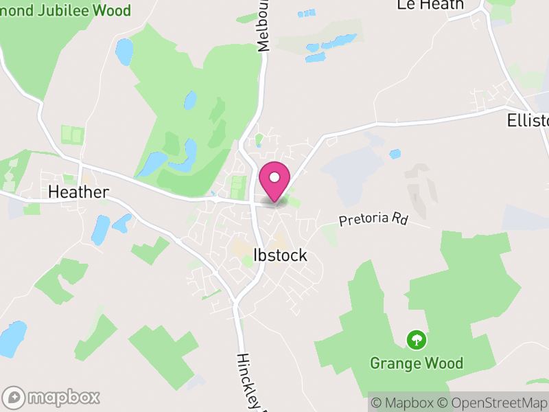 Map of Ibstock Letting Agents