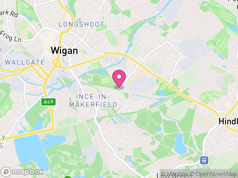 Map of Ince In Makerfield Letting Agents