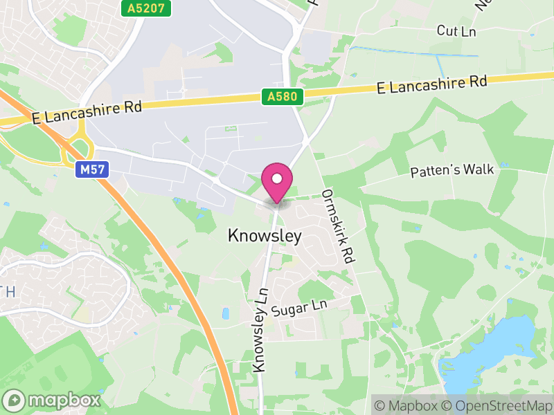 Map of Knowsley Letting Agents