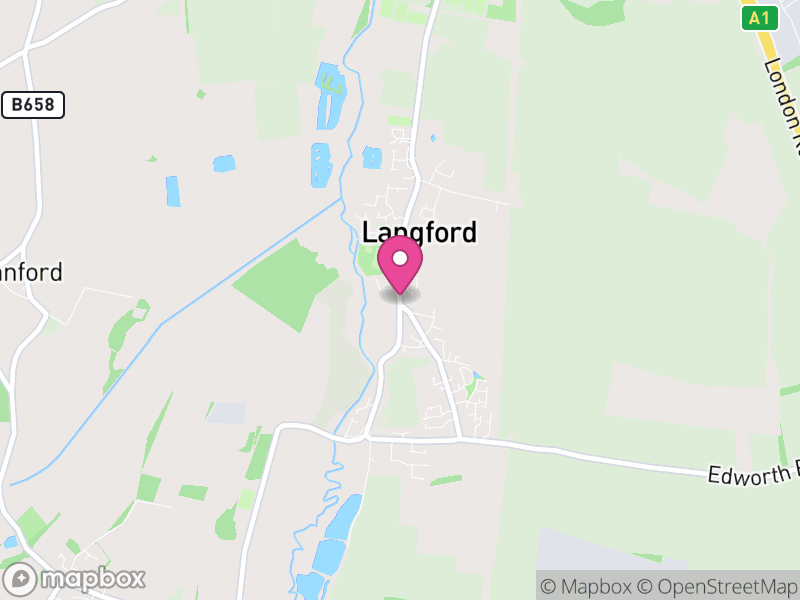 Map of Langford Letting Agents