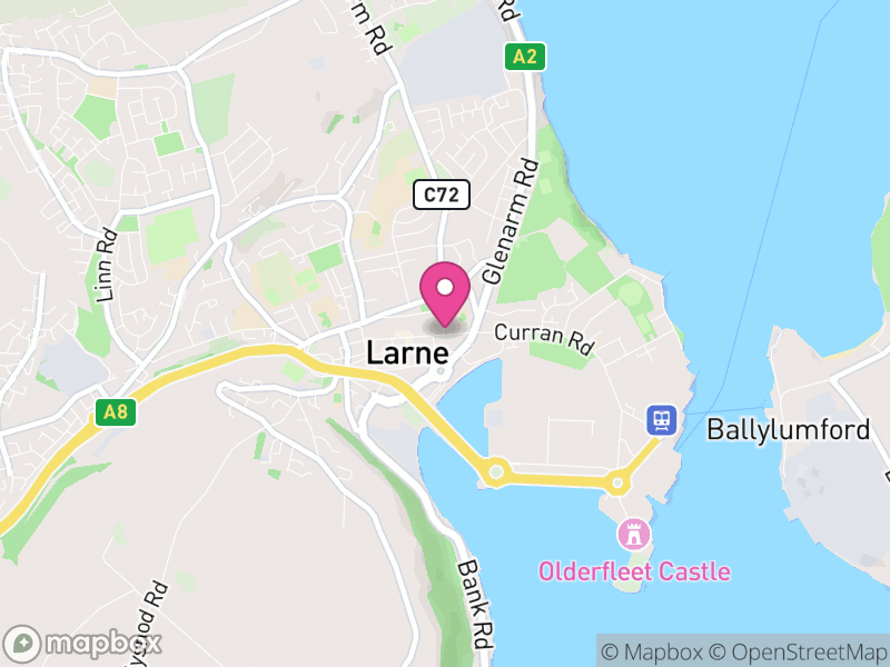 Map of Larne Letting Agents