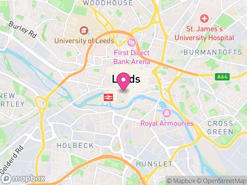 Map of Leeds Letting Agents