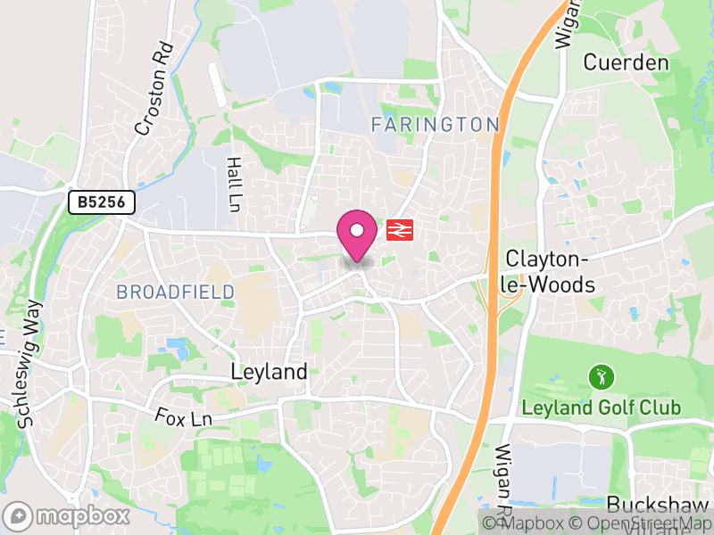 Map of Leyland Letting Agents