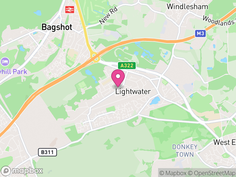 Map of Lightwater Letting Agents