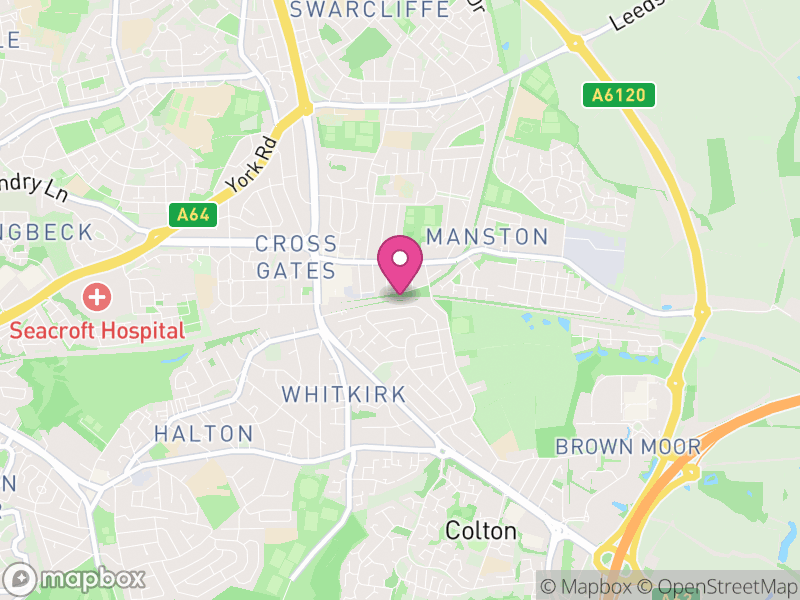 Map of LS15 Letting Agents