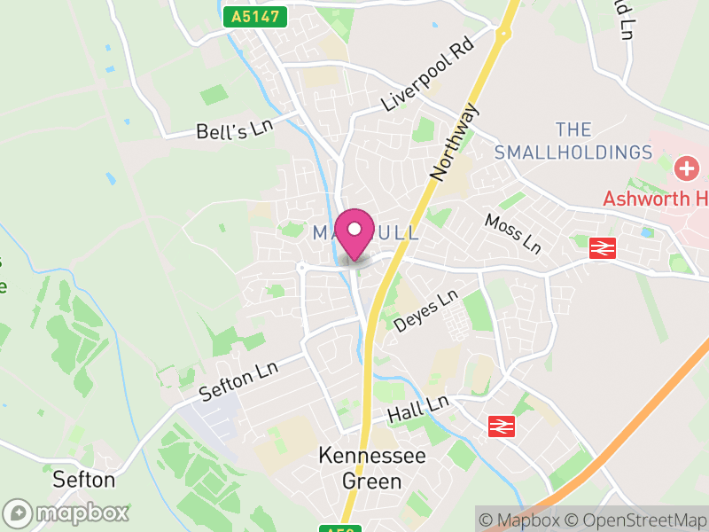 Map of Maghull Letting Agents