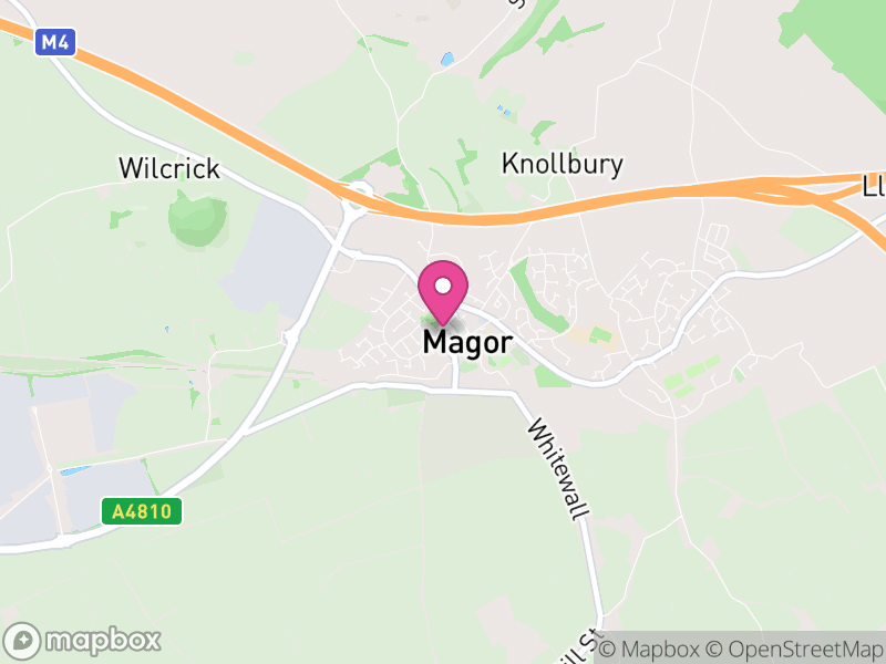 Map of Magor Letting Agents