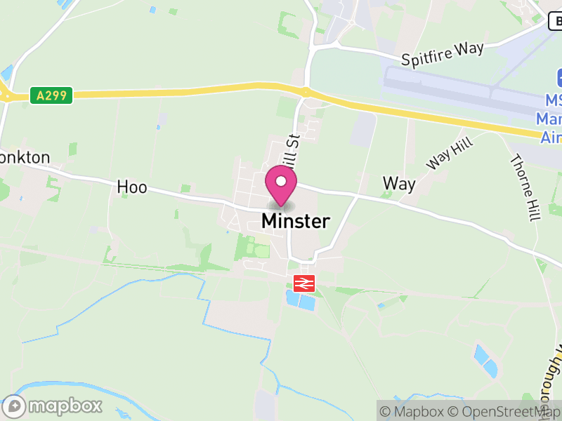 Map of Minster Letting Agents