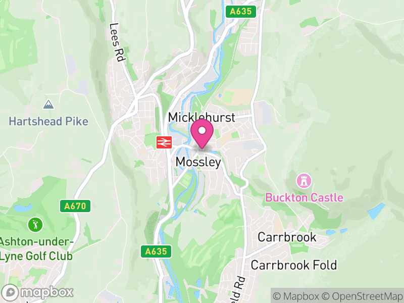 Map of Mossley Letting Agents