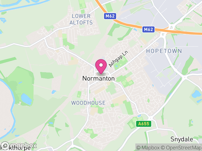 Map of Normanton Letting Agents