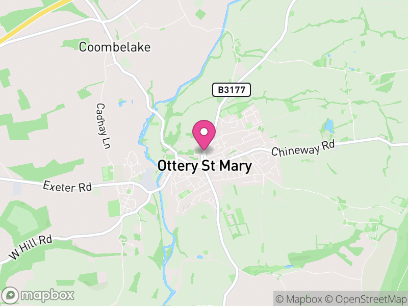 Map of Ottery_st_mary Letting Agents