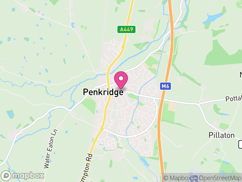 Map of Penkridge Letting Agents