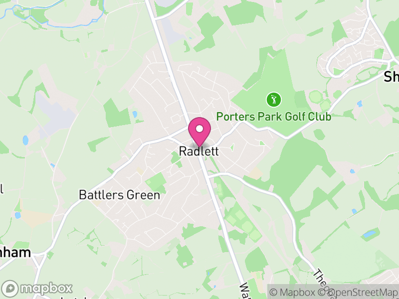 Map of Radlett Letting Agents