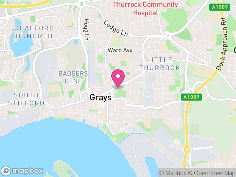 Map of RM17 Letting Agents