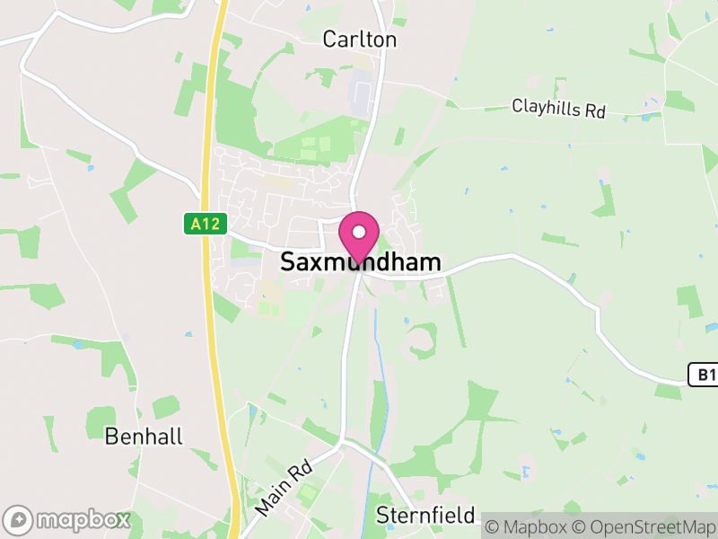 Map of Saxmundham Letting Agents