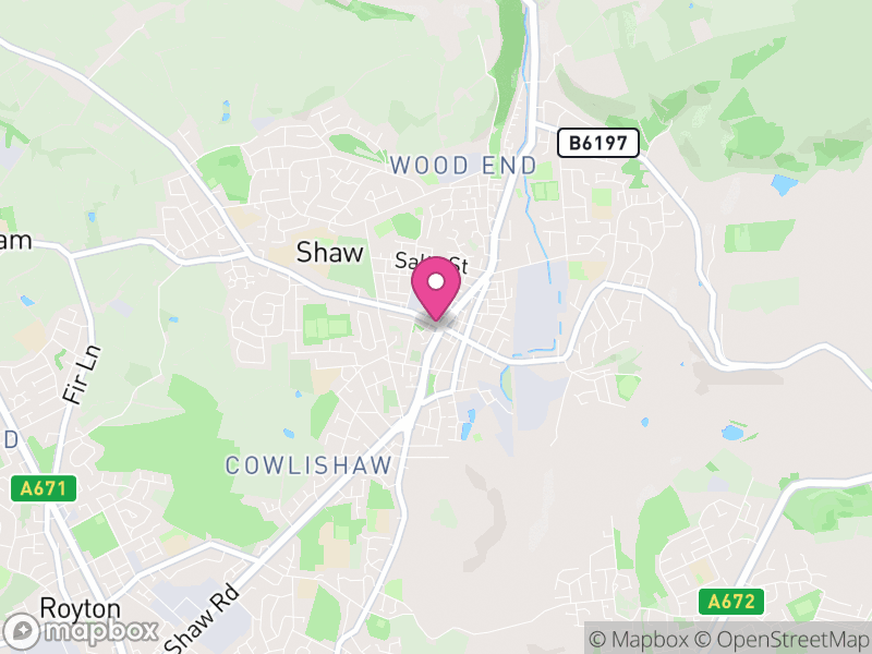 Map of SHAW Letting Agents