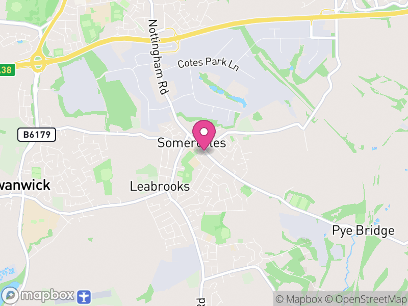 Map of Somercotes Letting Agents