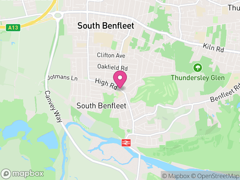 Map of South Benfleet Letting Agents
