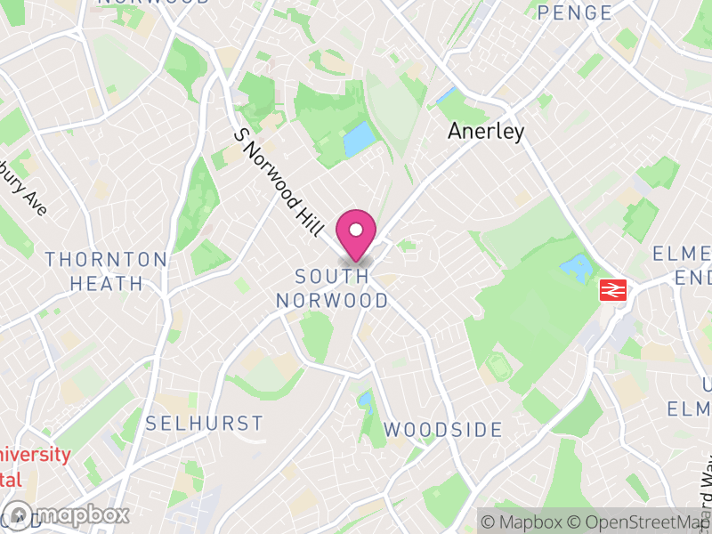 Map of South Norwood Letting Agents