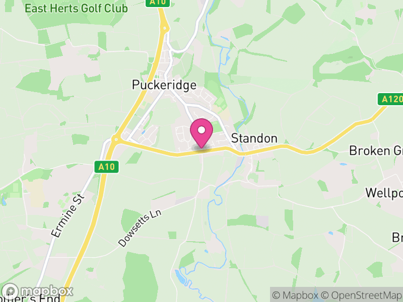 Map of Standon Letting Agents
