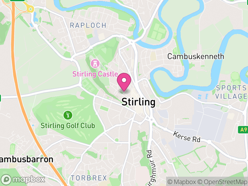 Map of Stirling Letting Agents