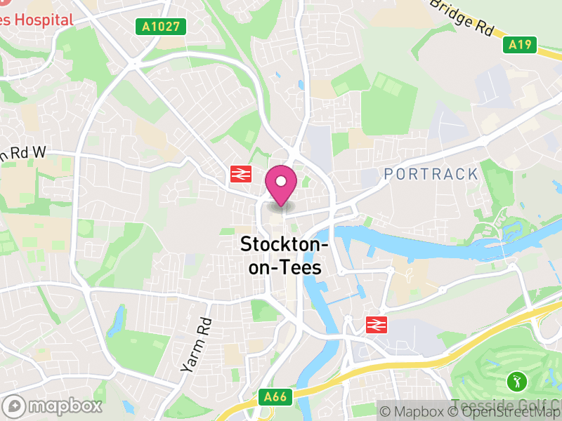 Map of Stockton_on_tees Letting Agents
