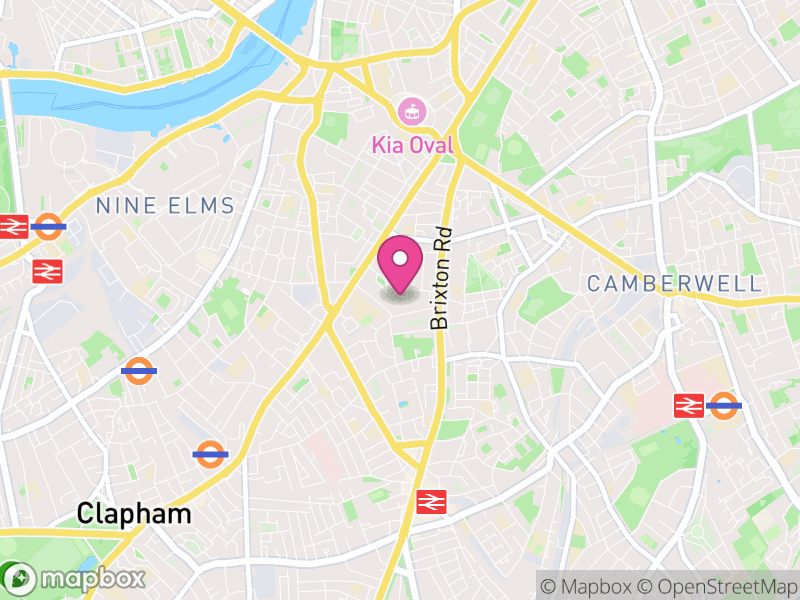 Map of Stockwell Letting Agents