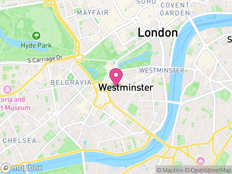 Map of SW1 Letting Agents