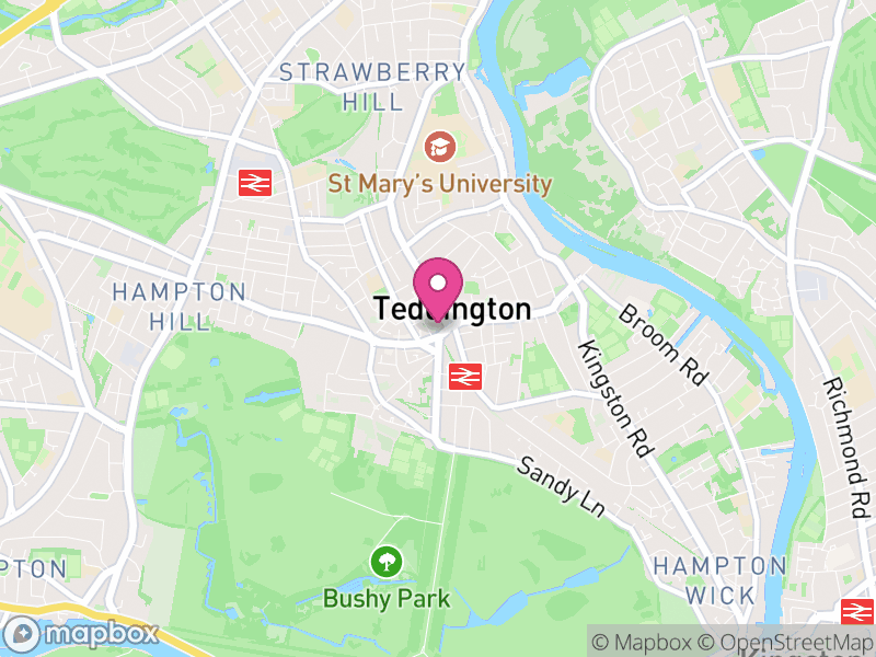 Map of Teddington Letting Agents