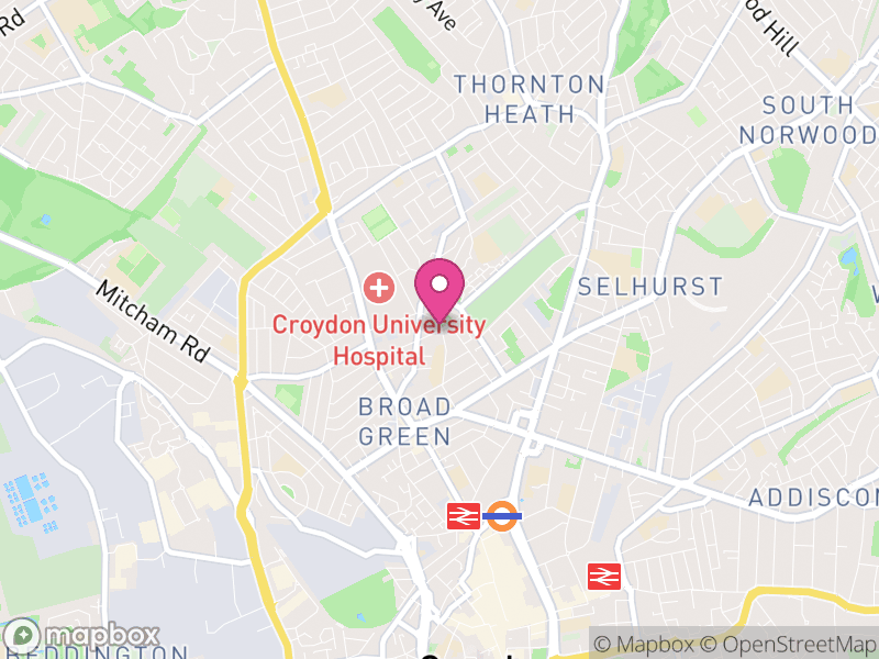 Map of Thornton Heath Letting Agents