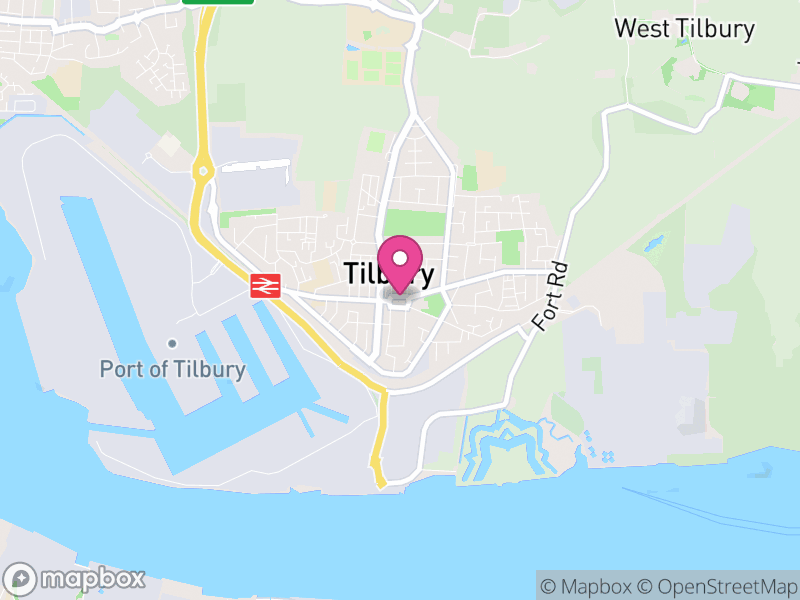 Map of Tilbury Letting Agents