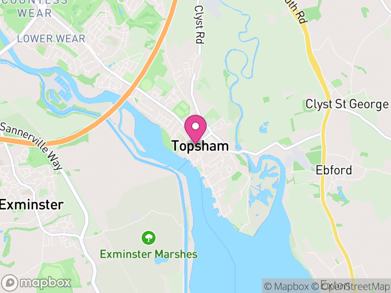 Map of Topsham Letting Agents