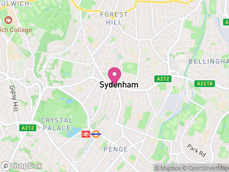 Map of Upper Sydenham Letting Agents