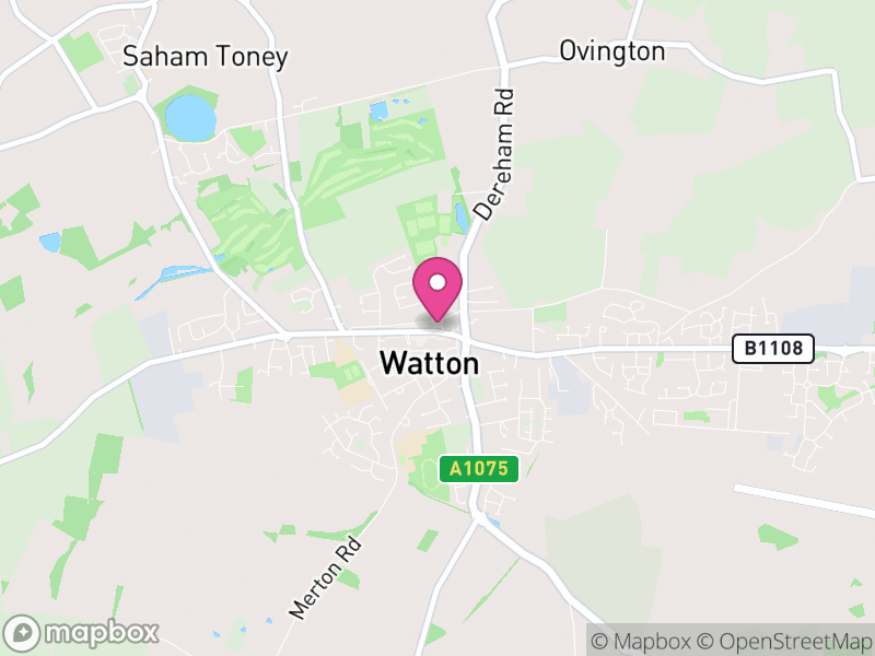 Map of Watton Letting Agents