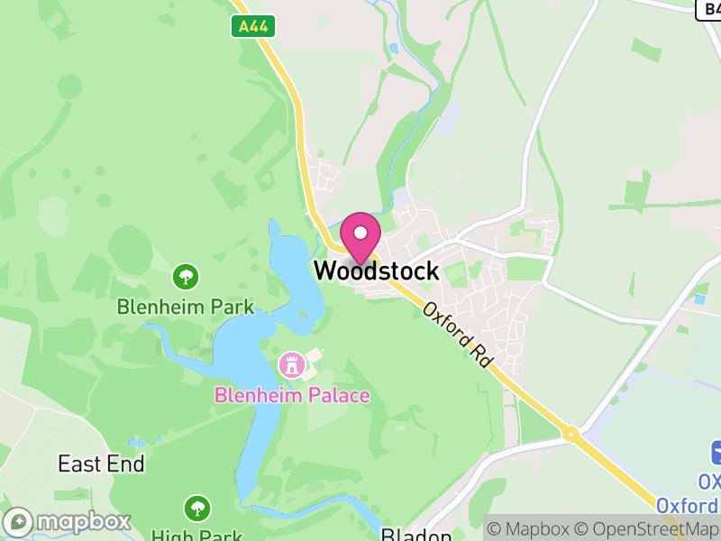 Map of Woodstock Letting Agents