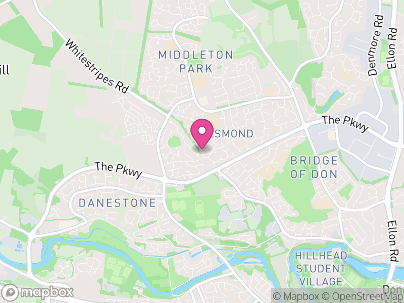 Map of properties for sale in AB22