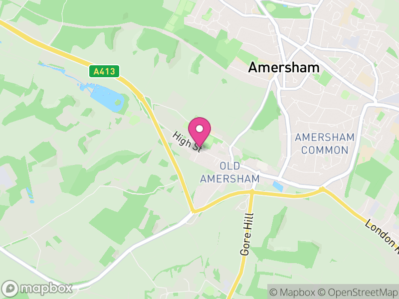 Map of properties for sale in Amersham
