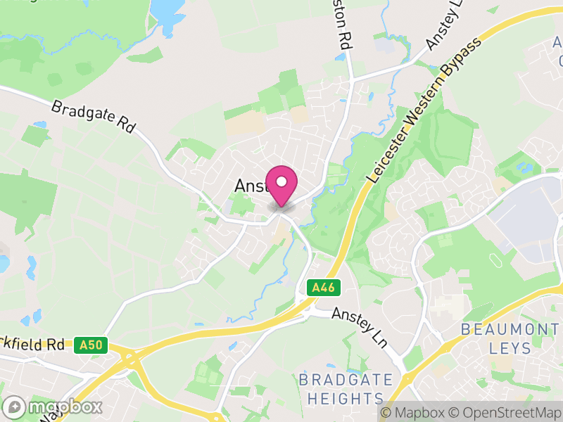 Map of properties for sale in Anstey