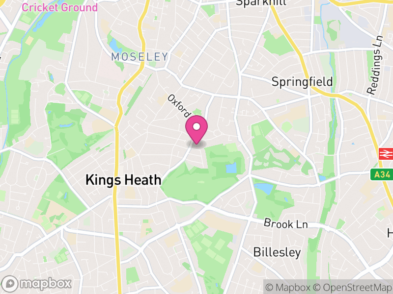 Map of properties for sale in B13