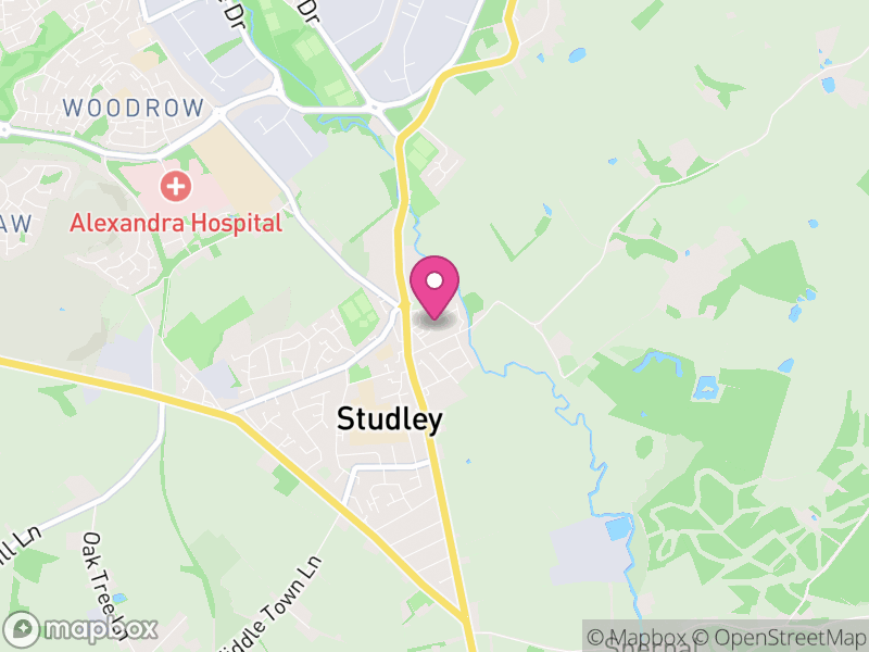 Map of properties for sale in B80