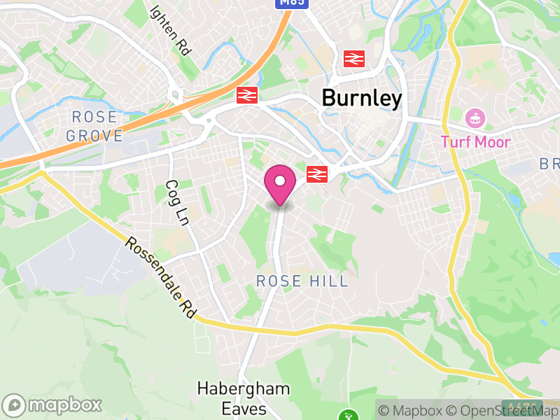 Map of properties for sale in BB11