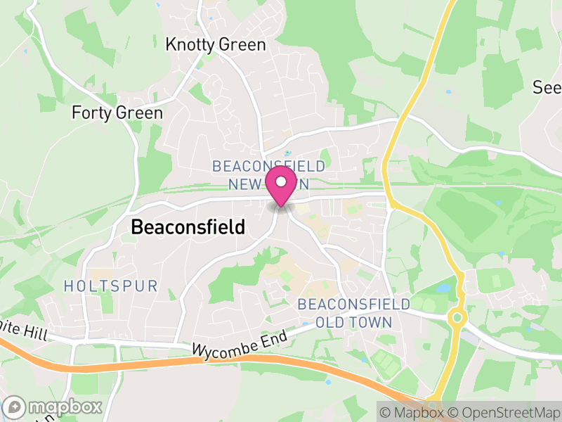 Map of properties for sale in Beaconsfield