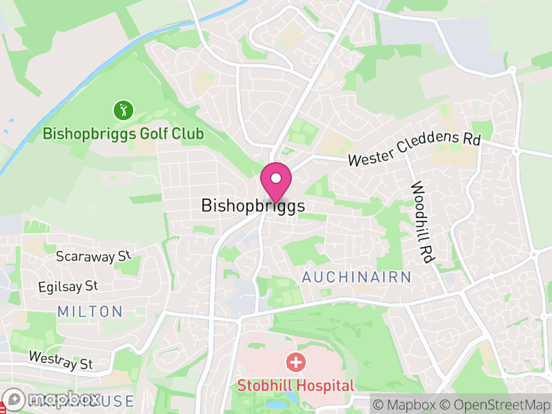 Map of properties for sale in Bishopbriggs