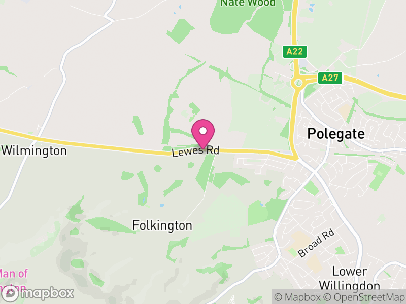 Map of properties for sale in BN26