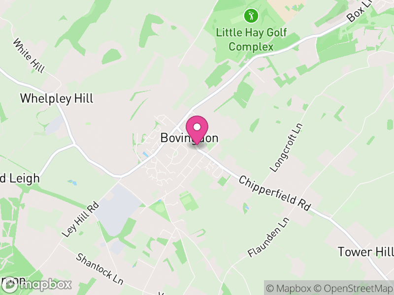 Map of properties for sale in Bovingdon