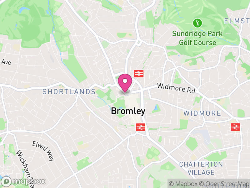 Map of properties for sale in Bromley