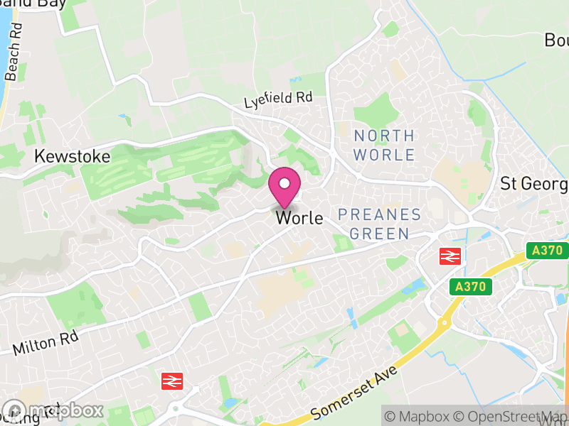 Map of properties for sale in BS22