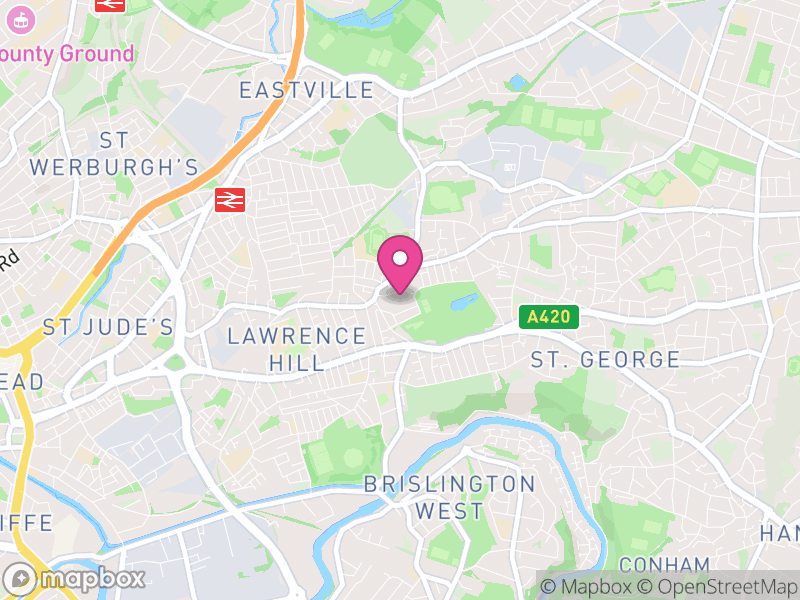 Map of properties for sale in BS5