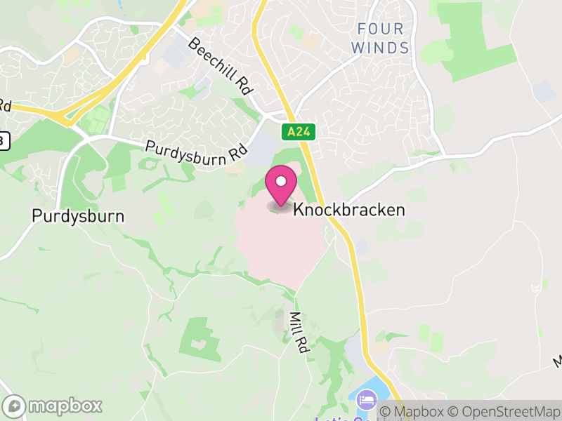 Map of properties for sale in BT8